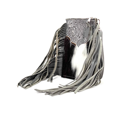 Carrie - Tricolor w/ Lead Dallas Tool-Carrie-Western-Cowhide-Bags-Handmade-Products-Gifts-Dancing Cactus Designs