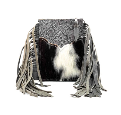 Carrie - Tricolor w/ Lead Dallas Tool-Carrie-Western-Cowhide-Bags-Handmade-Products-Gifts-Dancing Cactus Designs