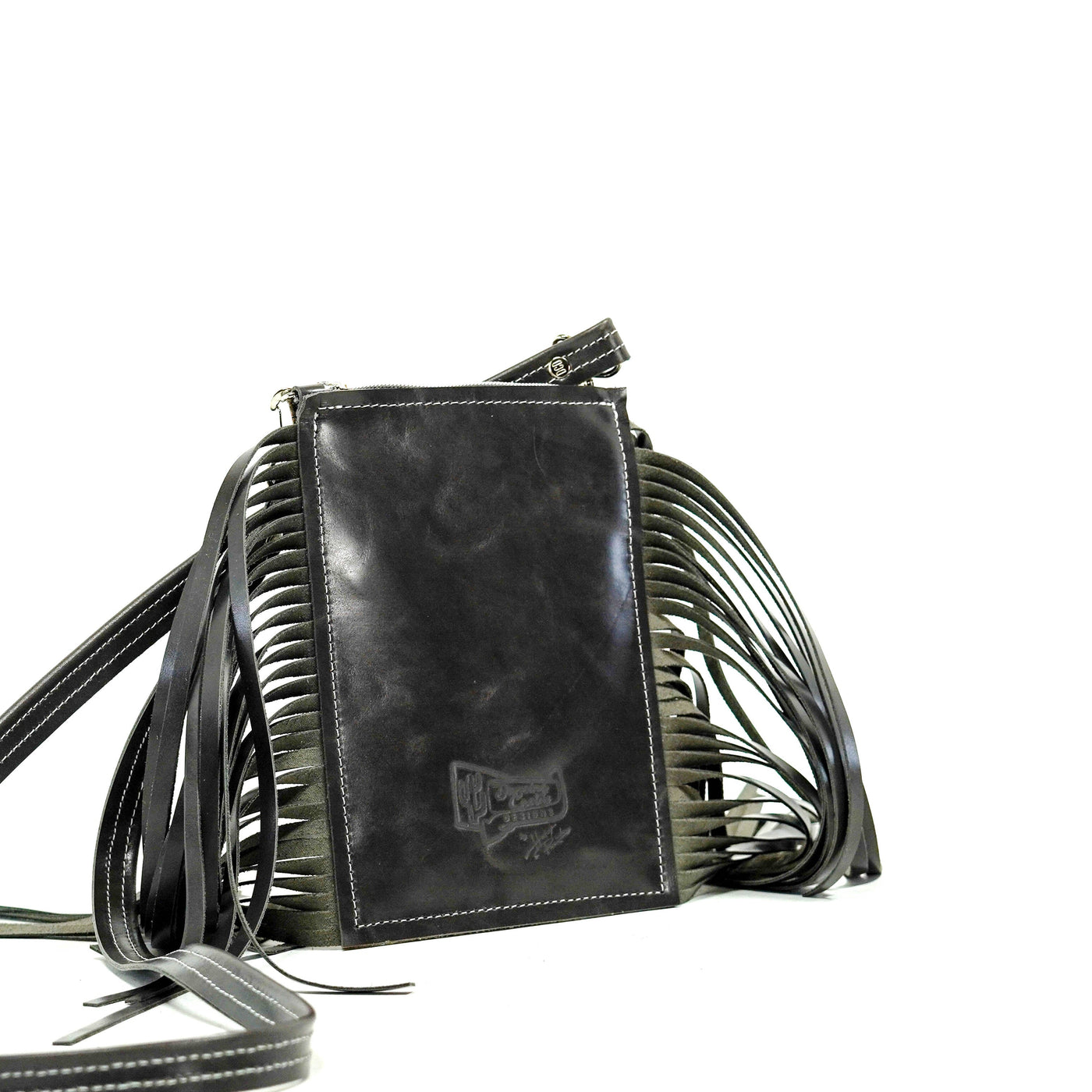 Carrie - Tricolor w/ Mermaid Croc-Carrie-Western-Cowhide-Bags-Handmade-Products-Gifts-Dancing Cactus Designs