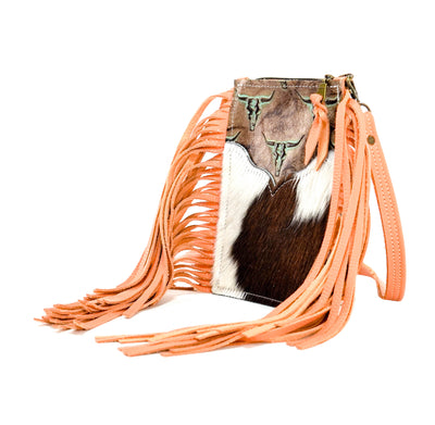 Carrie - Tricolor w/ Sepia Skulls-Carrie-Western-Cowhide-Bags-Handmade-Products-Gifts-Dancing Cactus Designs