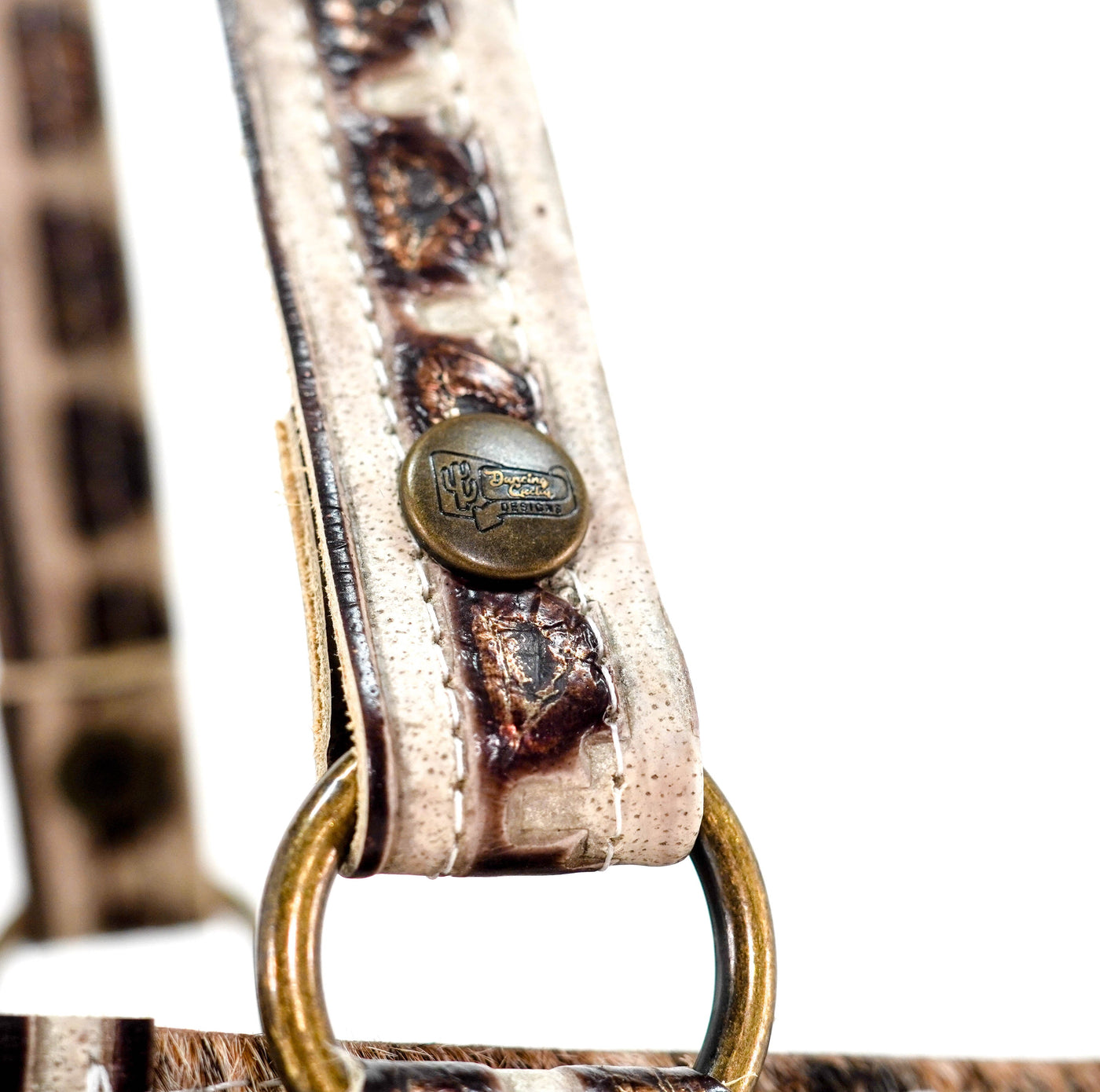 Clerk - Brindle w/ Ivory & Brown Navajo-Clerk-Western-Cowhide-Bags-Handmade-Products-Gifts-Dancing Cactus Designs