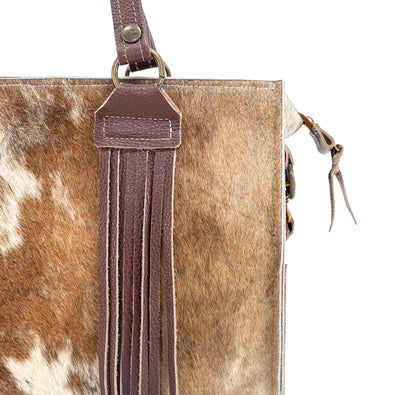 Clerk - Dapple w/ No Embossed-Clerk-Western-Cowhide-Bags-Handmade-Products-Gifts-Dancing Cactus Designs