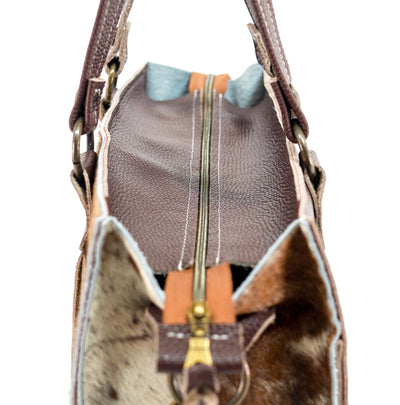 Clerk - Dapple w/ No Embossed-Clerk-Western-Cowhide-Bags-Handmade-Products-Gifts-Dancing Cactus Designs