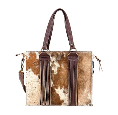 Clerk - Dapple w/ No Embossed-Clerk-Western-Cowhide-Bags-Handmade-Products-Gifts-Dancing Cactus Designs