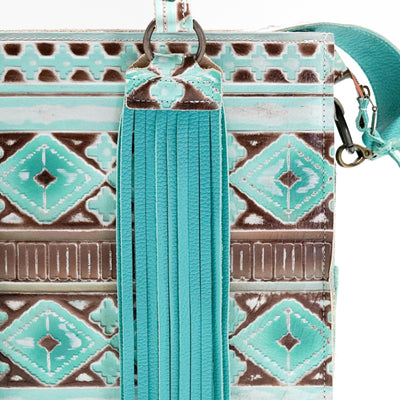Clerk - No Hide w/ Bora Bora Navajo-Clerk-Western-Cowhide-Bags-Handmade-Products-Gifts-Dancing Cactus Designs