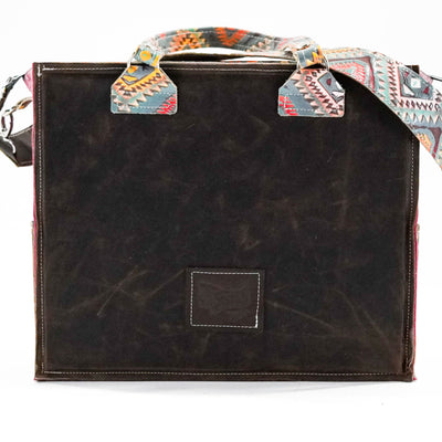 Clerk - Pink Acid w/ Rainbow Aztec-Clerk-Western-Cowhide-Bags-Handmade-Products-Gifts-Dancing Cactus Designs