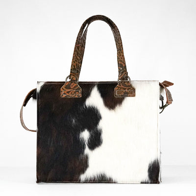 Clerk - Tricolor w/ Honey Tool-Clerk-Western-Cowhide-Bags-Handmade-Products-Gifts-Dancing Cactus Designs