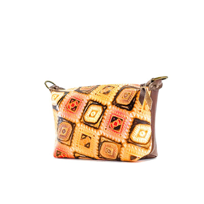 Cosmic Cowgirl - All Embossed w/ Moab Aztec-Cosmic Cowgirl-Western-Cowhide-Bags-Handmade-Products-Gifts-Dancing Cactus Designs