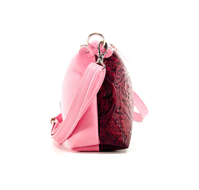 Cosmic Cowgirl - All Embossed w/ Red Tool-Cosmic Cowgirl-Western-Cowhide-Bags-Handmade-Products-Gifts-Dancing Cactus Designs