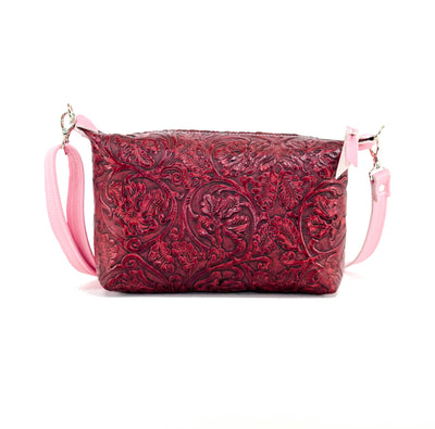 Cosmic Cowgirl - All Embossed w/ Red Tool-Cosmic Cowgirl-Western-Cowhide-Bags-Handmade-Products-Gifts-Dancing Cactus Designs