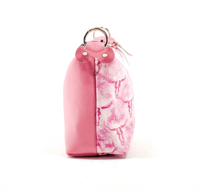 Cosmic Cowgirl - All Embossed w/ Western Barbie Skulls-Cosmic Cowgirl-Western-Cowhide-Bags-Handmade-Products-Gifts-Dancing Cactus Designs