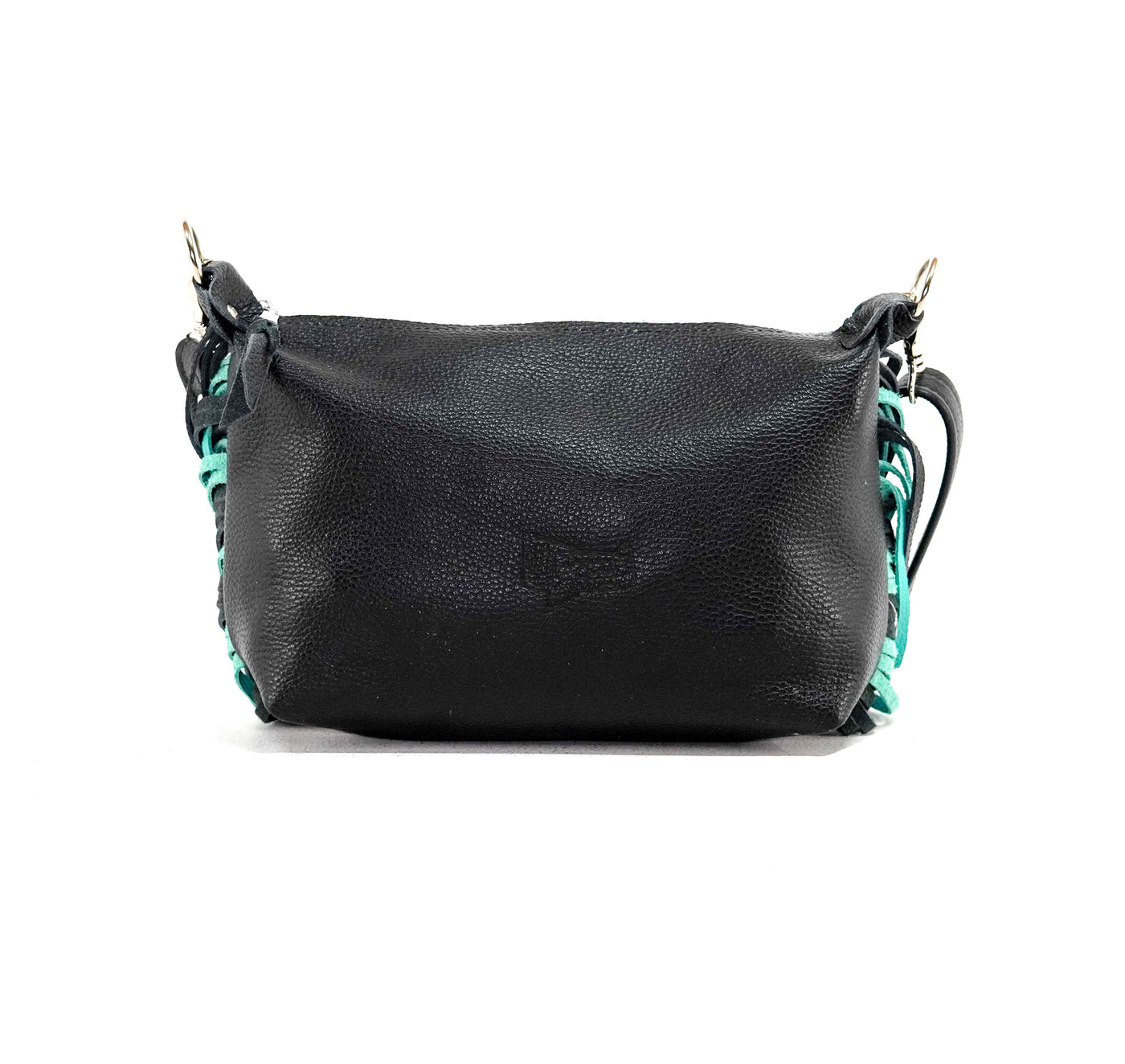 Cosmic Cowgirl - Black & White w/ No Embossed-Cosmic Cowgirl-Western-Cowhide-Bags-Handmade-Products-Gifts-Dancing Cactus Designs