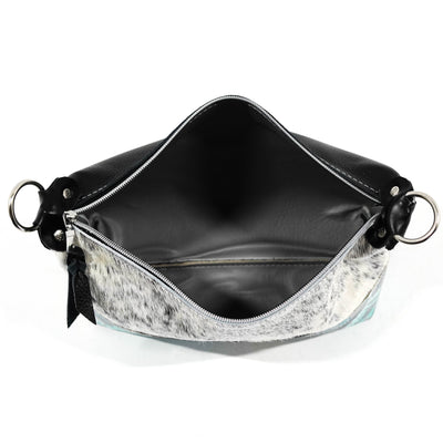 Cosmic Cowgirl - Black & White w/ Royston Aztec-Cosmic Cowgirl-Western-Cowhide-Bags-Handmade-Products-Gifts-Dancing Cactus Designs