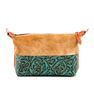 Cosmic Cowgirl - Palomino w/ Evergreen tool-Cosmic Cowgirl-Western-Cowhide-Bags-Handmade-Products-Gifts-Dancing Cactus Designs