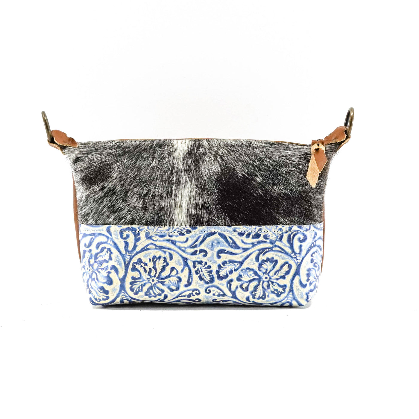 Cosmic Cowgirl - Salt/Pepper w/ Galaxy Tool-Cosmic Cowgirl-Western-Cowhide-Bags-Handmade-Products-Gifts-Dancing Cactus Designs