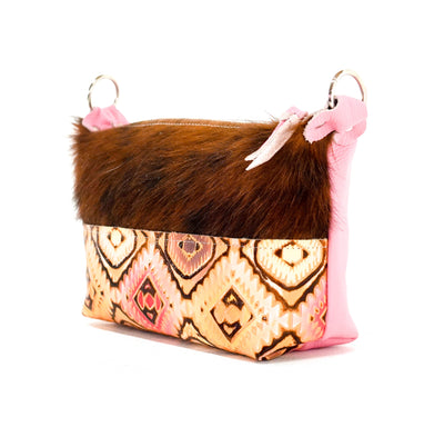 Cosmic Cowgirl - Tricolor w/ Moab Aztec-Cosmic Cowgirl-Western-Cowhide-Bags-Handmade-Products-Gifts-Dancing Cactus Designs