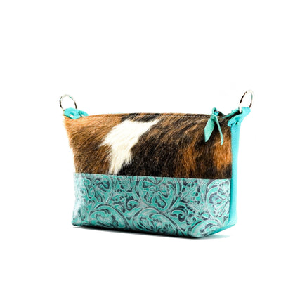 Cosmic Cowgirl - Tricolor w/ Royston Tool-Cosmic Cowgirl-Western-Cowhide-Bags-Handmade-Products-Gifts-Dancing Cactus Designs