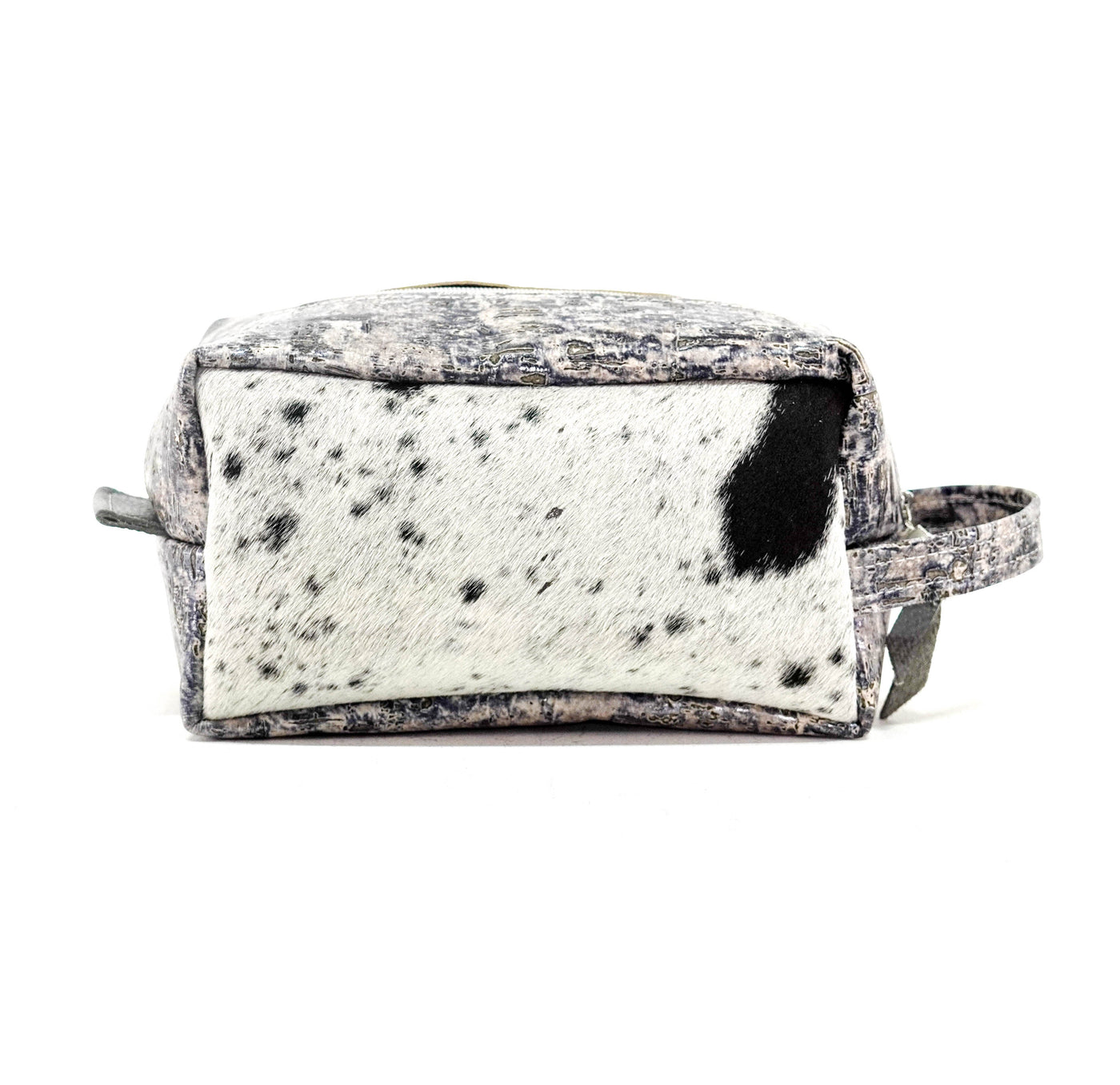 Dutton - Black & White w/ Denim Driftwood-Dutton-Western-Cowhide-Bags-Handmade-Products-Gifts-Dancing Cactus Designs