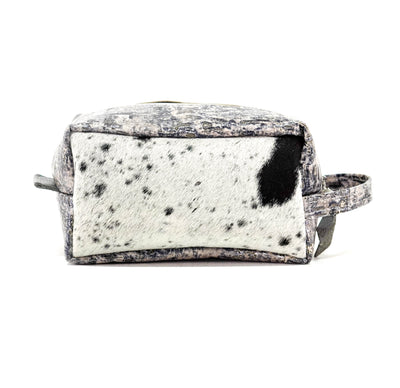 Dutton - Black & White w/ Denim Driftwood-Dutton-Western-Cowhide-Bags-Handmade-Products-Gifts-Dancing Cactus Designs