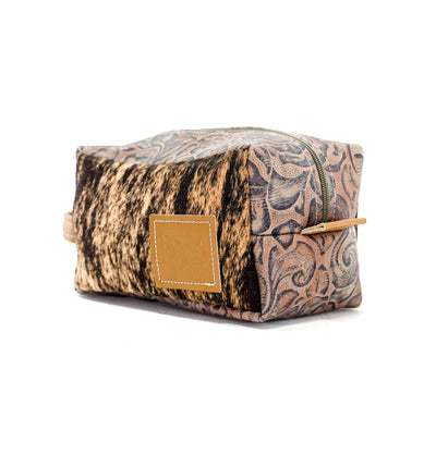 Dutton - Brindle w/ Antique Sundance Roses-Dutton-Western-Cowhide-Bags-Handmade-Products-Gifts-Dancing Cactus Designs