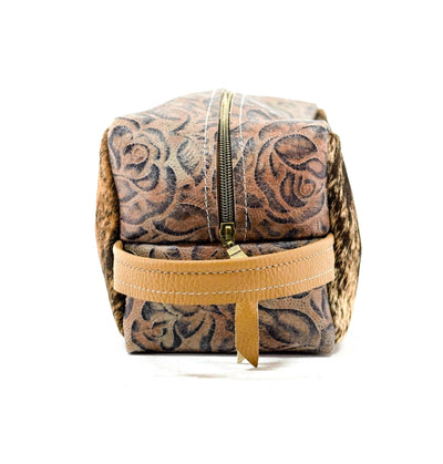 Dutton - Brindle w/ Antique Sundance Roses-Dutton-Western-Cowhide-Bags-Handmade-Products-Gifts-Dancing Cactus Designs