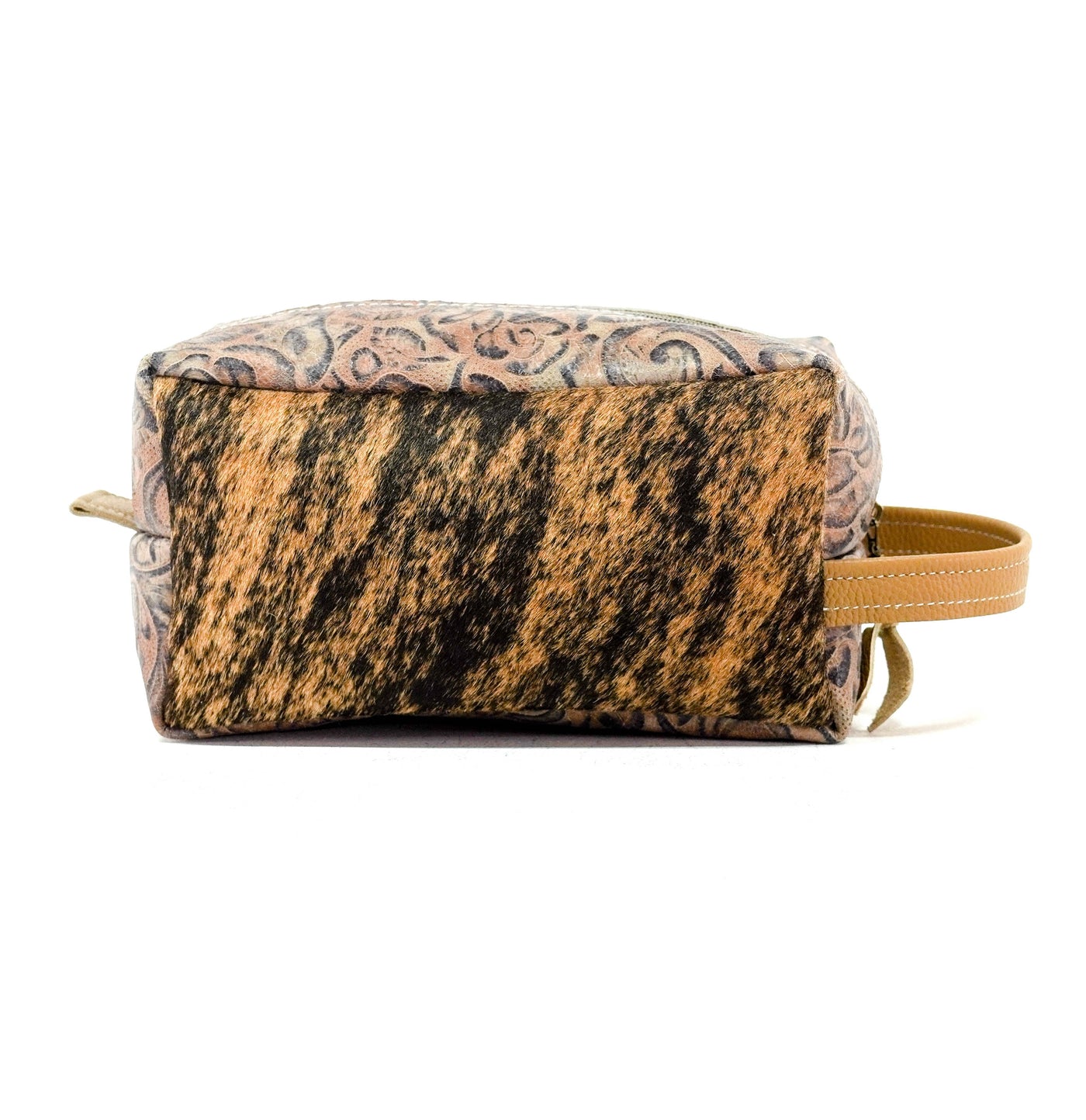 Dutton - Brindle w/ Antique Sundance Roses-Dutton-Western-Cowhide-Bags-Handmade-Products-Gifts-Dancing Cactus Designs