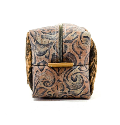 Dutton - Brindle w/ Antique Sundance Roses-Dutton-Western-Cowhide-Bags-Handmade-Products-Gifts-Dancing Cactus Designs