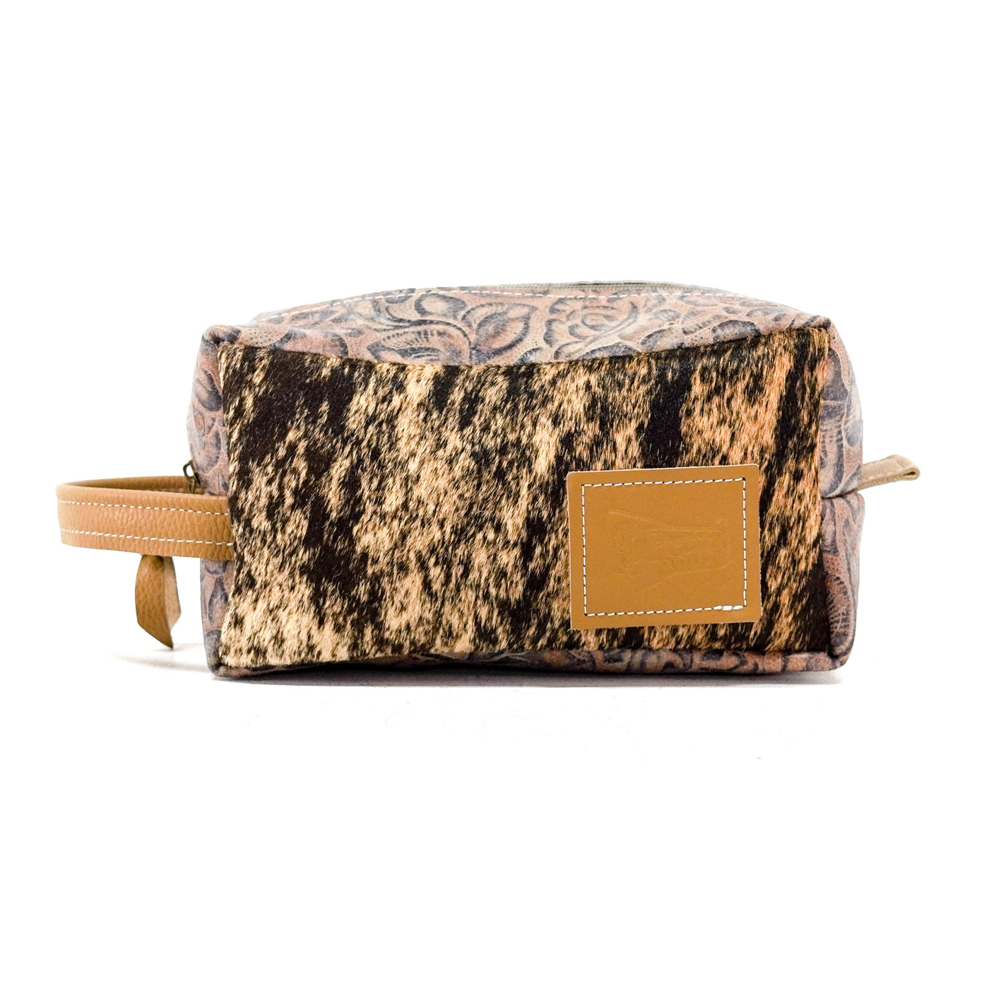Dutton - Brindle w/ Antique Sundance Roses-Dutton-Western-Cowhide-Bags-Handmade-Products-Gifts-Dancing Cactus Designs