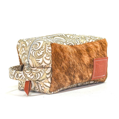 Dutton - Brindle w/ Bone Caracole-Dutton-Western-Cowhide-Bags-Handmade-Products-Gifts-Dancing Cactus Designs