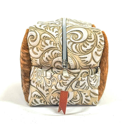 Dutton - Brindle w/ Bone Caracole-Dutton-Western-Cowhide-Bags-Handmade-Products-Gifts-Dancing Cactus Designs