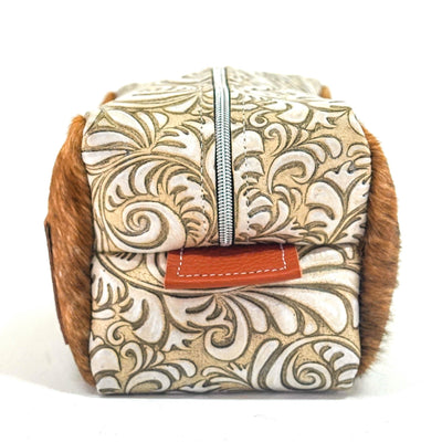 Dutton - Brindle w/ Bone Caracole-Dutton-Western-Cowhide-Bags-Handmade-Products-Gifts-Dancing Cactus Designs