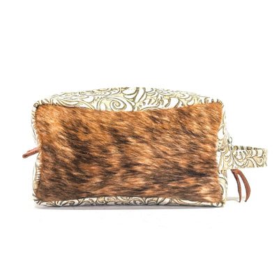 Dutton - Brindle w/ Bone Caracole-Dutton-Western-Cowhide-Bags-Handmade-Products-Gifts-Dancing Cactus Designs