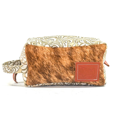 Dutton - Brindle w/ Bone Caracole-Dutton-Western-Cowhide-Bags-Handmade-Products-Gifts-Dancing Cactus Designs