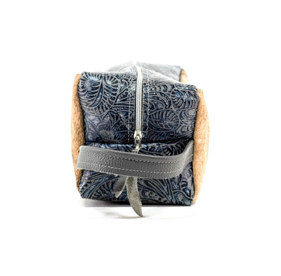 Dutton - Brindle w/ Sapphire Tool-Dutton-Western-Cowhide-Bags-Handmade-Products-Gifts-Dancing Cactus Designs