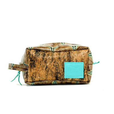 Dutton - Brindle w/ Sepia Skulls-Dutton-Western-Cowhide-Bags-Handmade-Products-Gifts-Dancing Cactus Designs