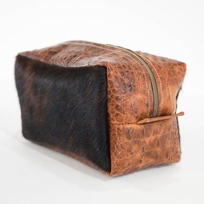 Dutton - Dark Brindle w/ Saddle Croc-Dutton-Western-Cowhide-Bags-Handmade-Products-Gifts-Dancing Cactus Designs