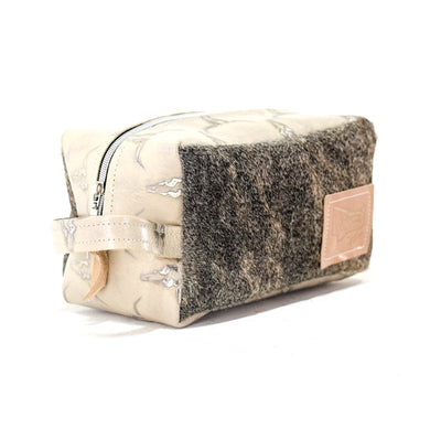 Dutton - Light Brindle w/ Ghost Skulls-Dutton-Western-Cowhide-Bags-Handmade-Products-Gifts-Dancing Cactus Designs