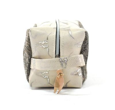 Dutton - Light Brindle w/ Ghost Skulls-Dutton-Western-Cowhide-Bags-Handmade-Products-Gifts-Dancing Cactus Designs