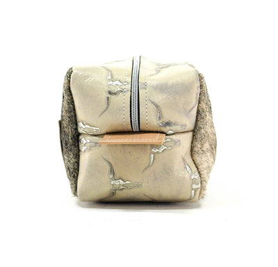 Dutton - Light Brindle w/ Ghost Skulls-Dutton-Western-Cowhide-Bags-Handmade-Products-Gifts-Dancing Cactus Designs
