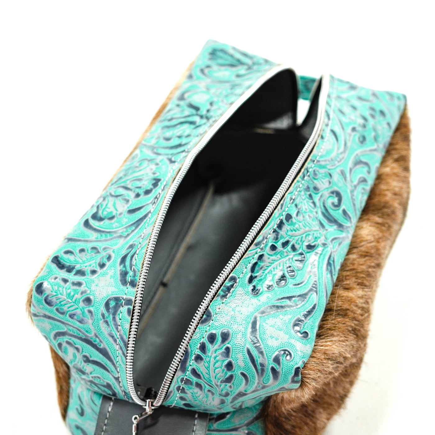 Dutton - Light Brindle w/ Royston Tool-Dutton-Western-Cowhide-Bags-Handmade-Products-Gifts-Dancing Cactus Designs