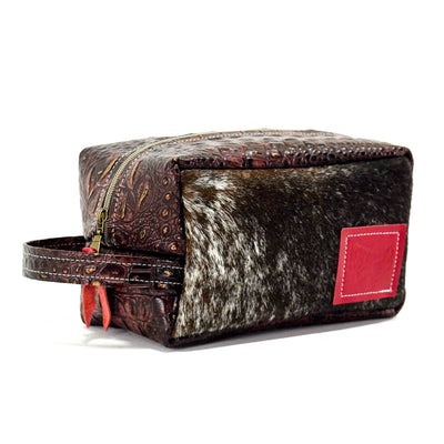 Dutton - Longhorn w/ Burgundy Croc-Dutton-Western-Cowhide-Bags-Handmade-Products-Gifts-Dancing Cactus Designs