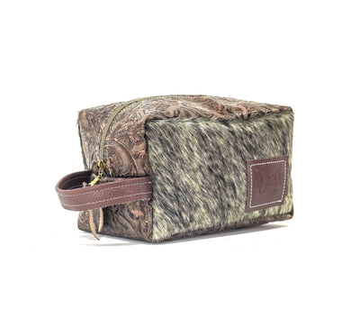 Dutton - Salt/Pepper w/ Cowboy tool-Dutton-Western-Cowhide-Bags-Handmade-Products-Gifts-Dancing Cactus Designs