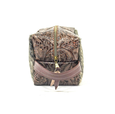 Dutton - Salt/Pepper w/ Cowboy tool-Dutton-Western-Cowhide-Bags-Handmade-Products-Gifts-Dancing Cactus Designs