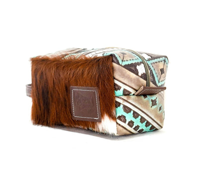 Dutton - Tricolor w/ Cocoa Navajo-Dutton-Western-Cowhide-Bags-Handmade-Products-Gifts-Dancing Cactus Designs