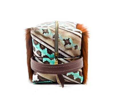 Dutton - Tricolor w/ Cocoa Navajo-Dutton-Western-Cowhide-Bags-Handmade-Products-Gifts-Dancing Cactus Designs
