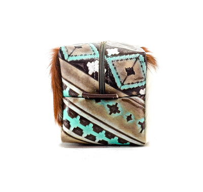 Dutton - Tricolor w/ Cocoa Navajo-Dutton-Western-Cowhide-Bags-Handmade-Products-Gifts-Dancing Cactus Designs