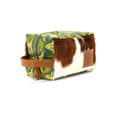 Dutton - Tricolor w/ Mountain View Skulls-Dutton-Western-Cowhide-Bags-Handmade-Products-Gifts-Dancing Cactus Designs