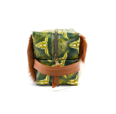 Dutton - Tricolor w/ Mountain View Skulls-Dutton-Western-Cowhide-Bags-Handmade-Products-Gifts-Dancing Cactus Designs