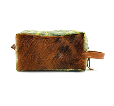 Dutton - Tricolor w/ Mountain View Skulls-Dutton-Western-Cowhide-Bags-Handmade-Products-Gifts-Dancing Cactus Designs