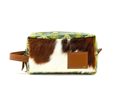 Dutton - Tricolor w/ Mountain View Skulls-Dutton-Western-Cowhide-Bags-Handmade-Products-Gifts-Dancing Cactus Designs